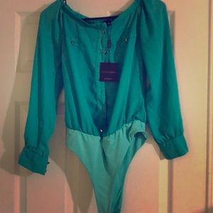 Teal Body Suit